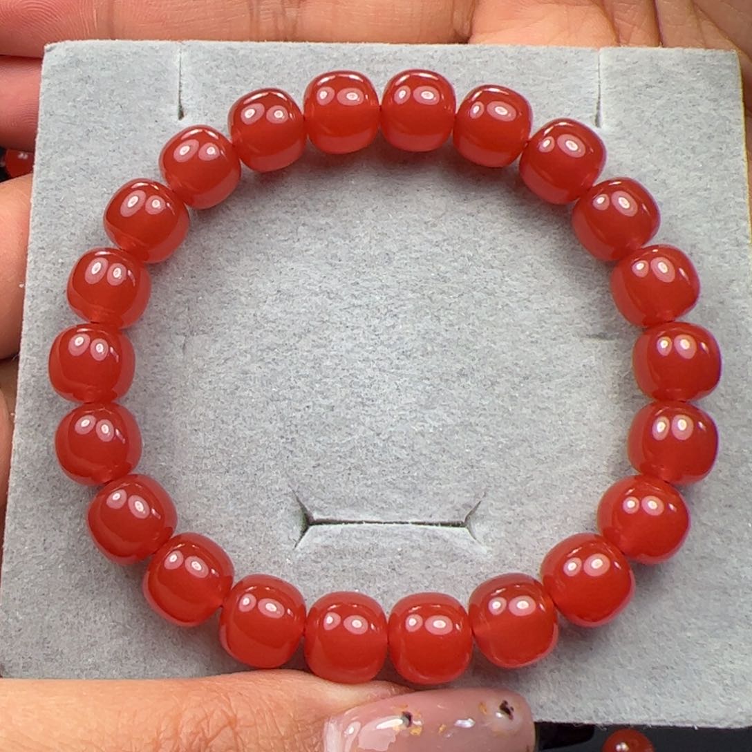 未镶嵌手串南红玛瑙