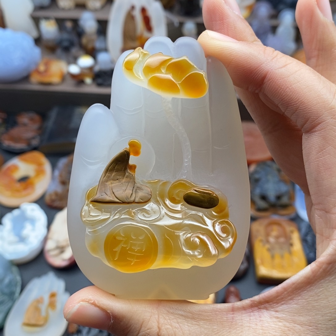 未镶嵌吊坠(不含链)玛瑙/玉髓