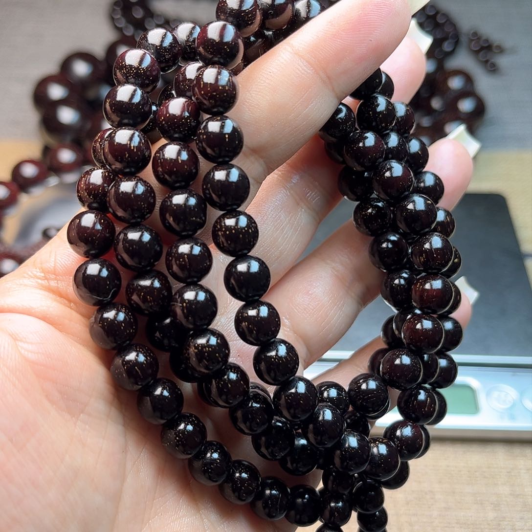 檀香紫檀（小叶紫檀）0.8 108颗多星