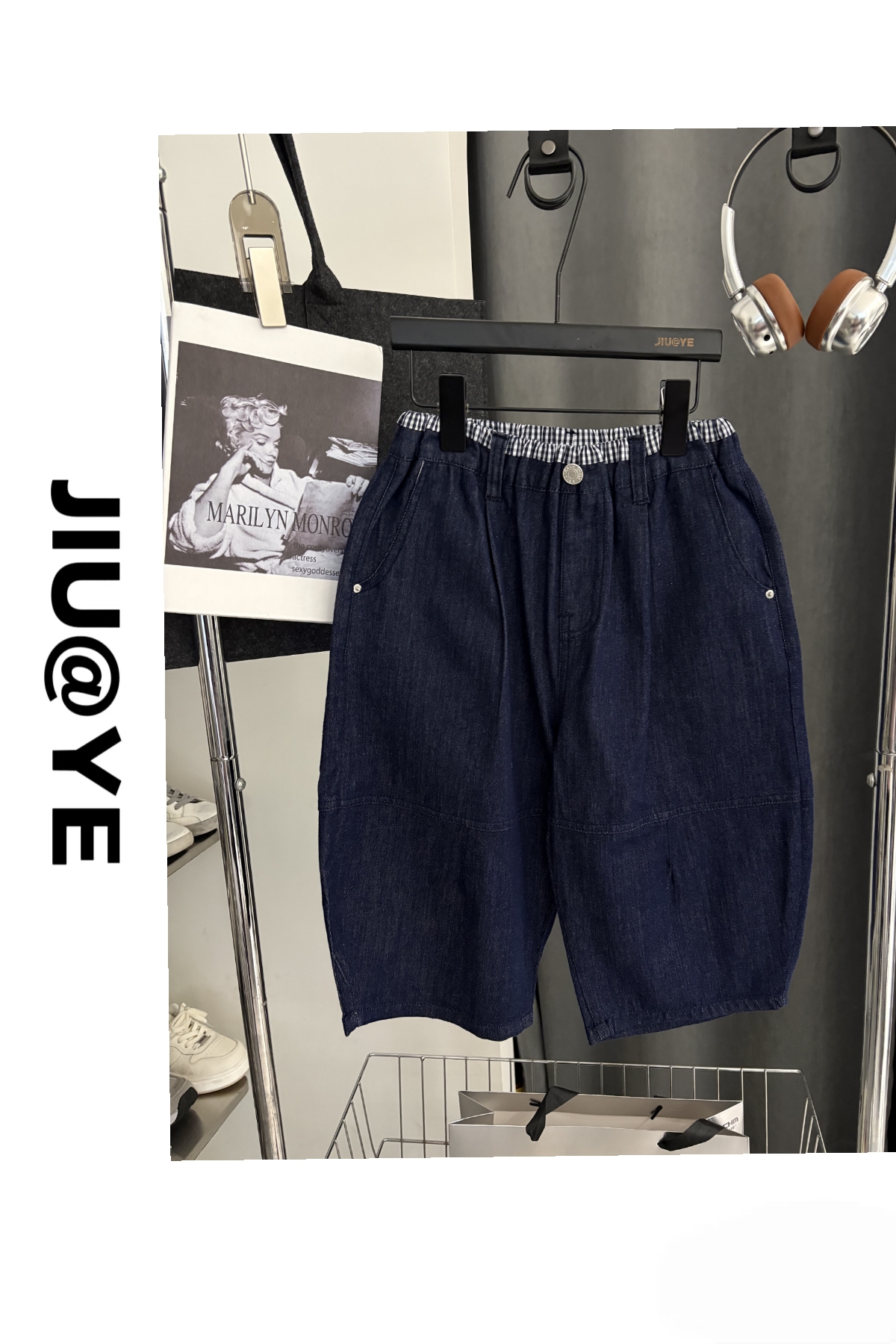 #258211     夏款牛仔裤中裤