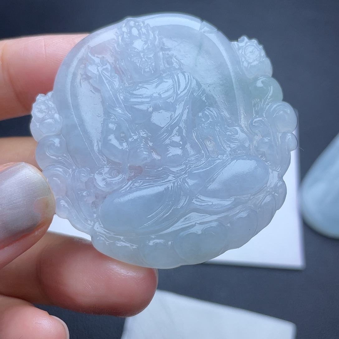 定制翡翠未镶嵌翡翠吊坠