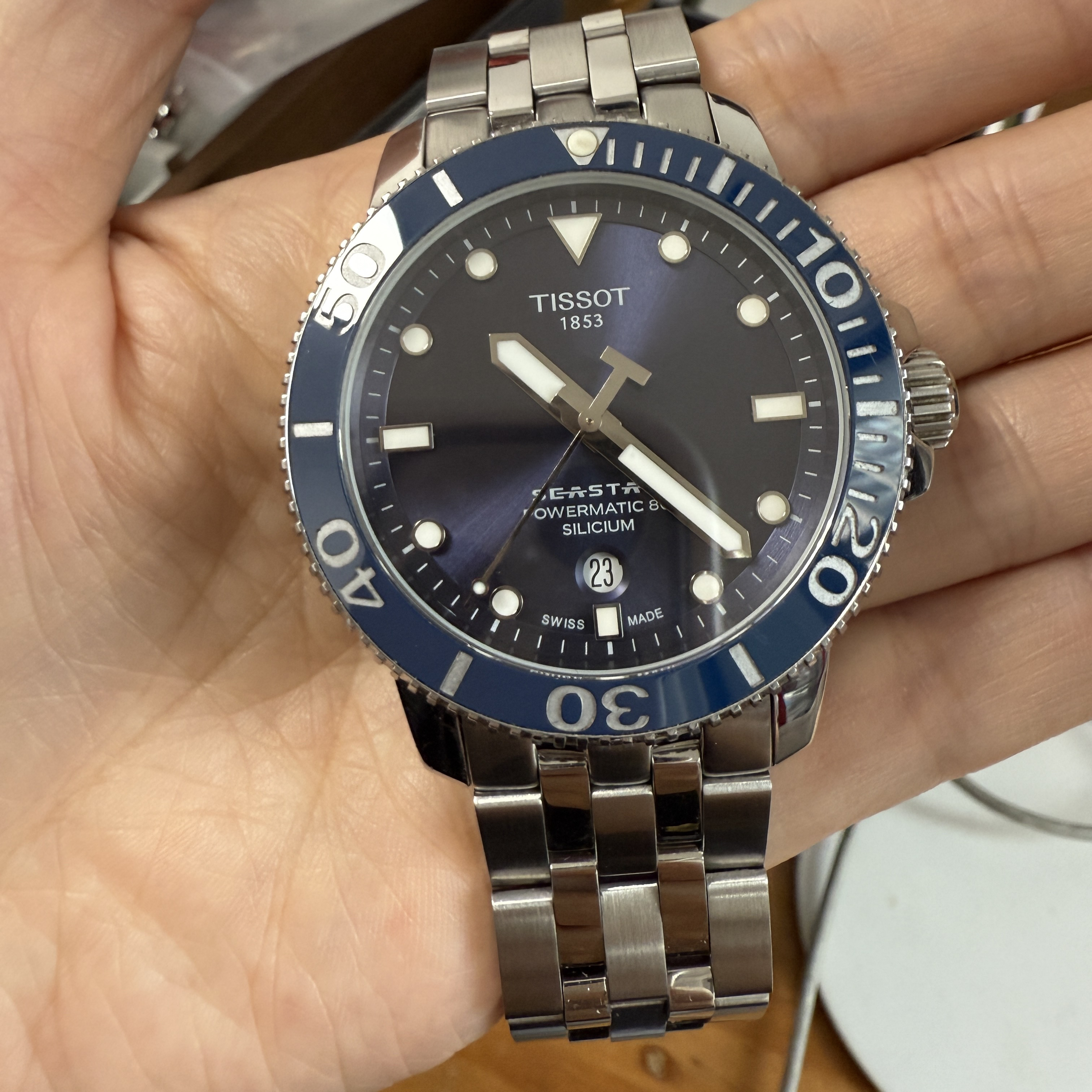 99新 Tissot/天梭 海星全自动机械表43表径