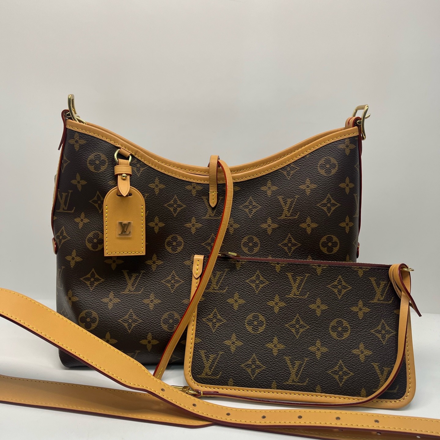 未使用 LouisVuitton/路易威登 闲置新Carryall 小号斜挎包
