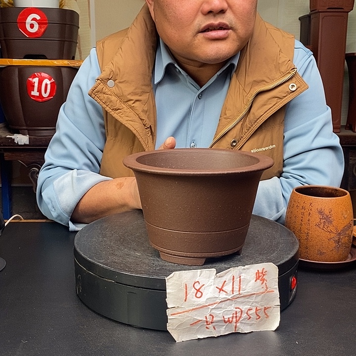 紫砂花盆货号一只Wp555