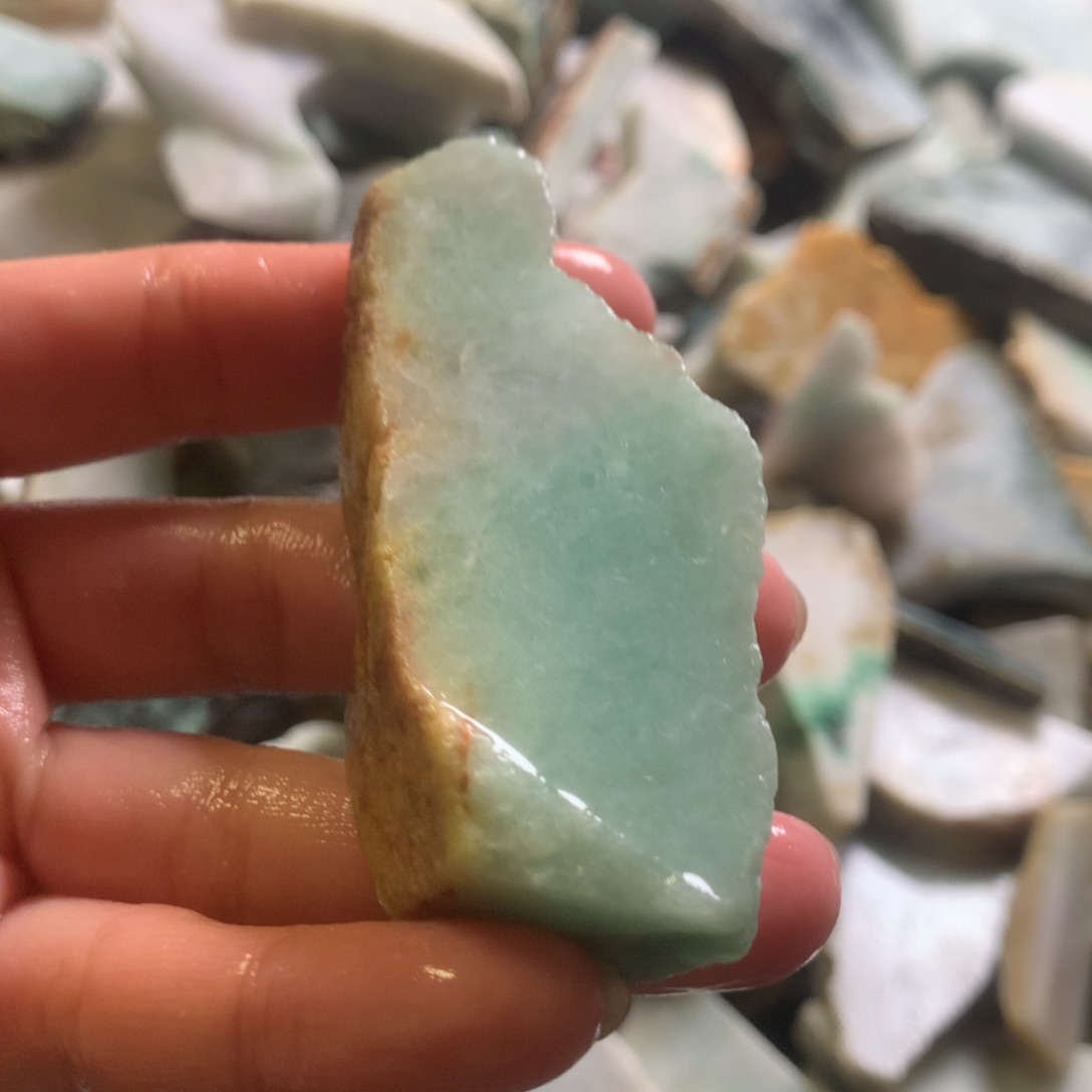 翡翠颈饰未镶嵌缅甸翡翠