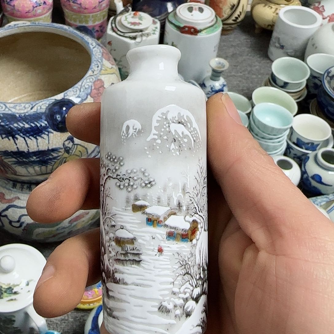 摆件瓷器的工艺技术水平