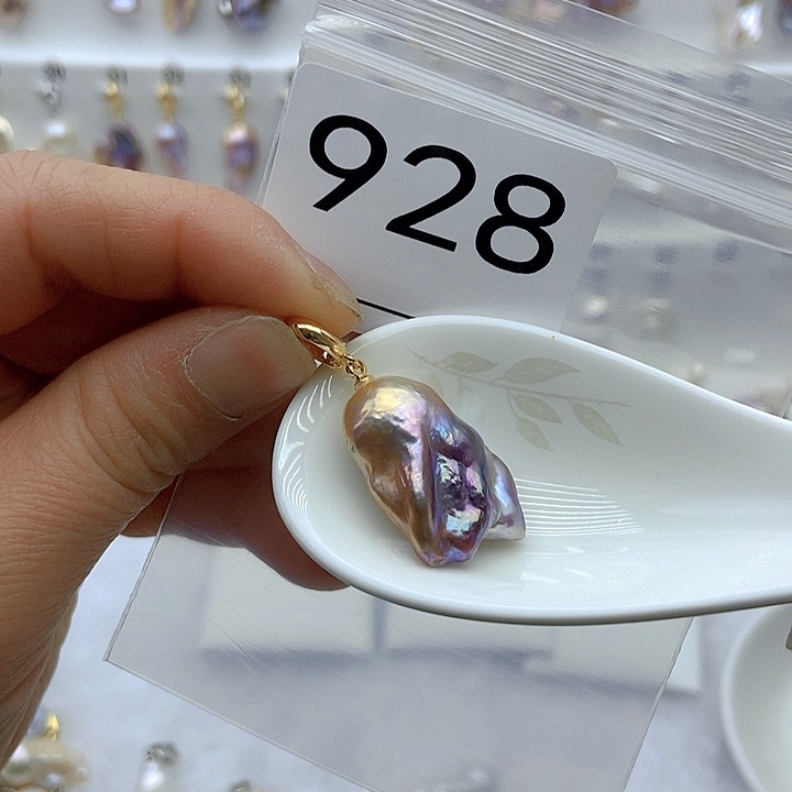 淡水珍珠颈饰银S925镶嵌