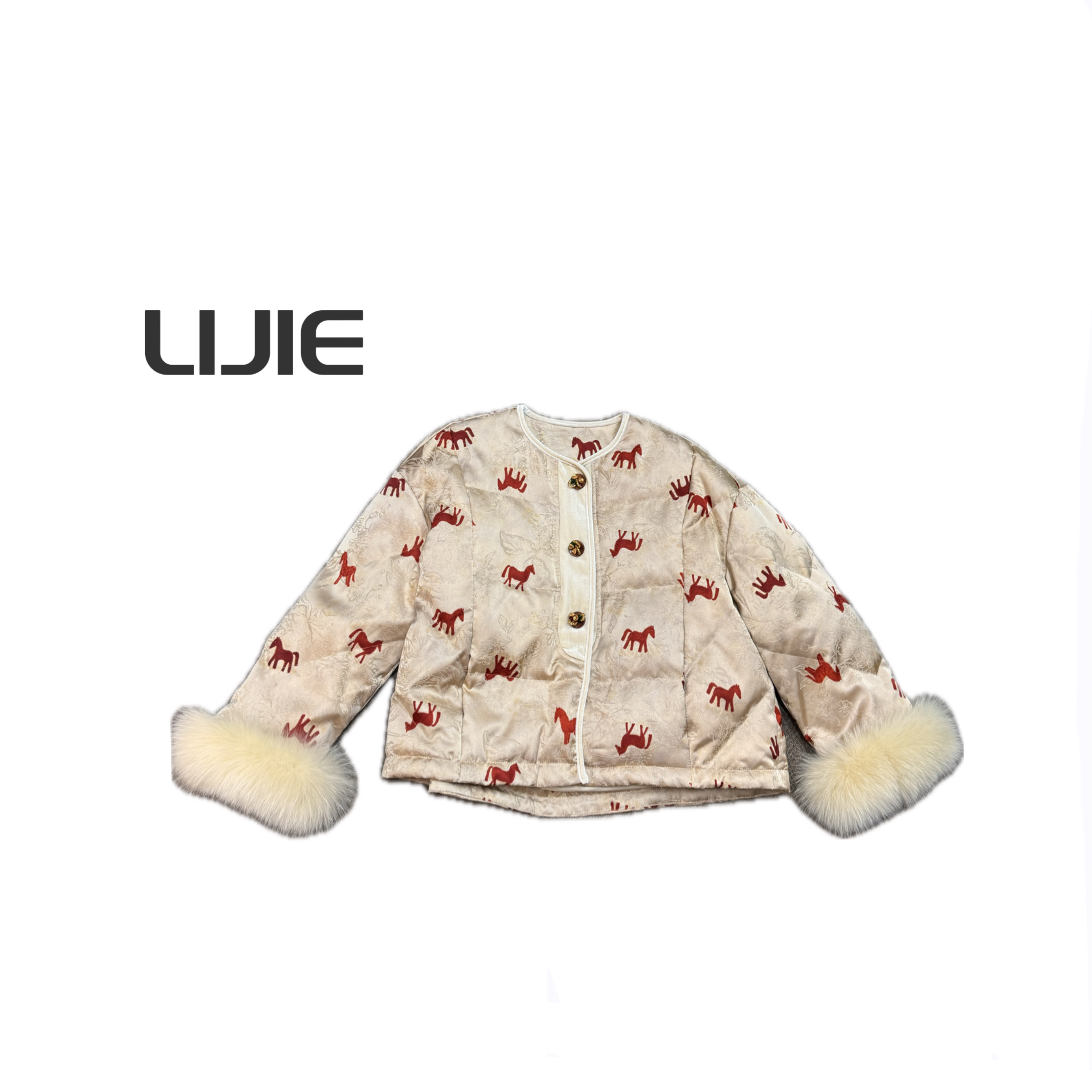 【深圳丽姐-丽丽】1103提花小马外套