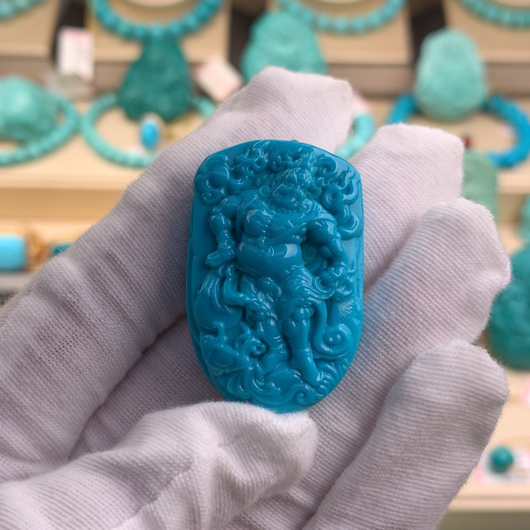 绿松石珠宝奇石未镶嵌