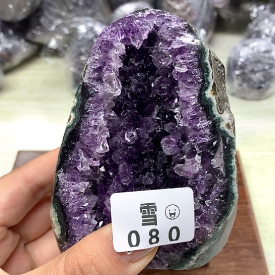 紫晶大型摆件（非配饰）9K金镶嵌