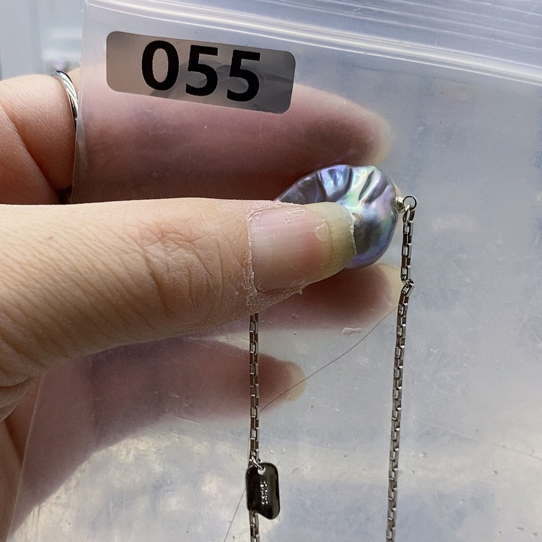 颈饰合金淡水珍珠