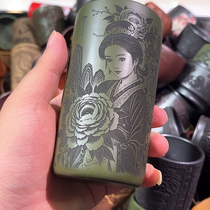 茶杯紫砂全手工紫砂主人杯