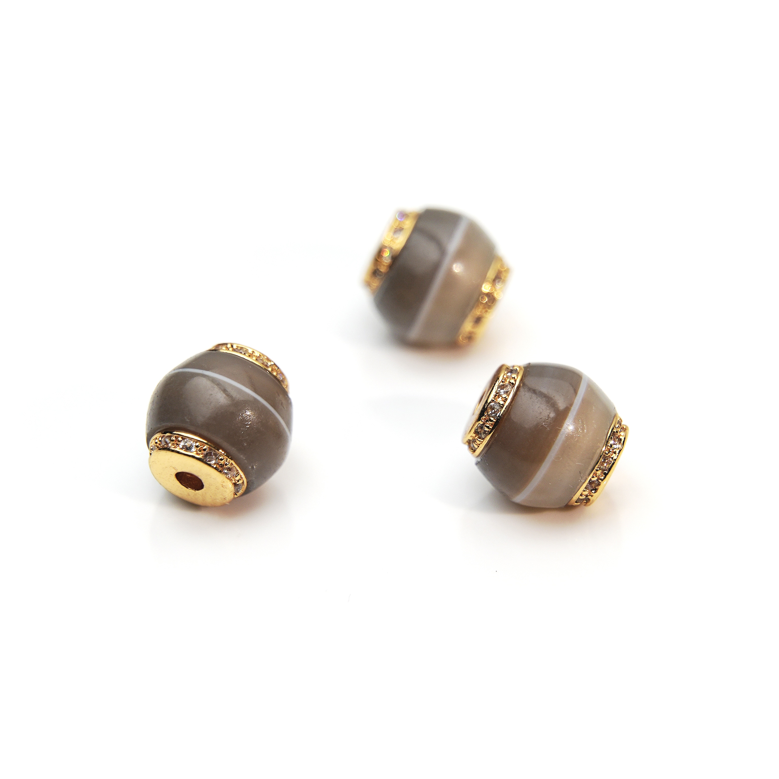 【玖仰文玩】珠改系列 缠丝顶珠腰珠配饰（多样性发货只发其一）JY159