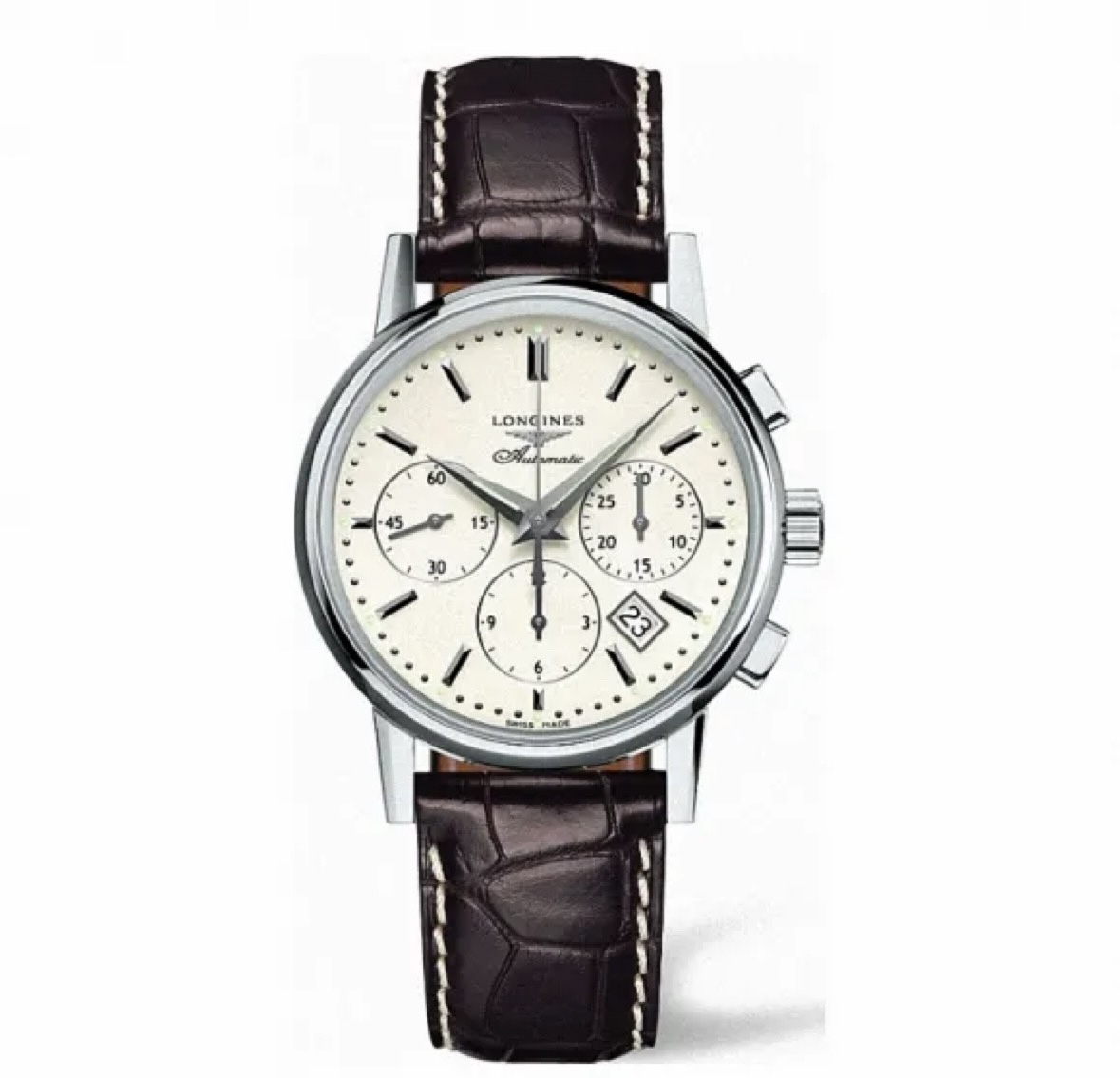 99新 Longines/浪琴 733经典复古/机械男/39/多功能
