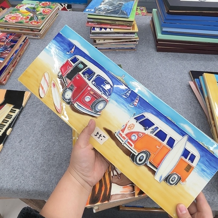 陶瓷板画15/40微瑕