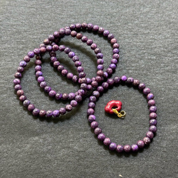 含辰砂工艺品 【舒 · 世】 圆珠手链  多样性发货SJL25-035