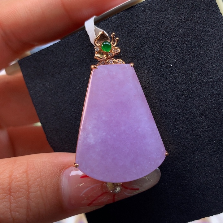 翡翠手链18K金镶嵌翡翠