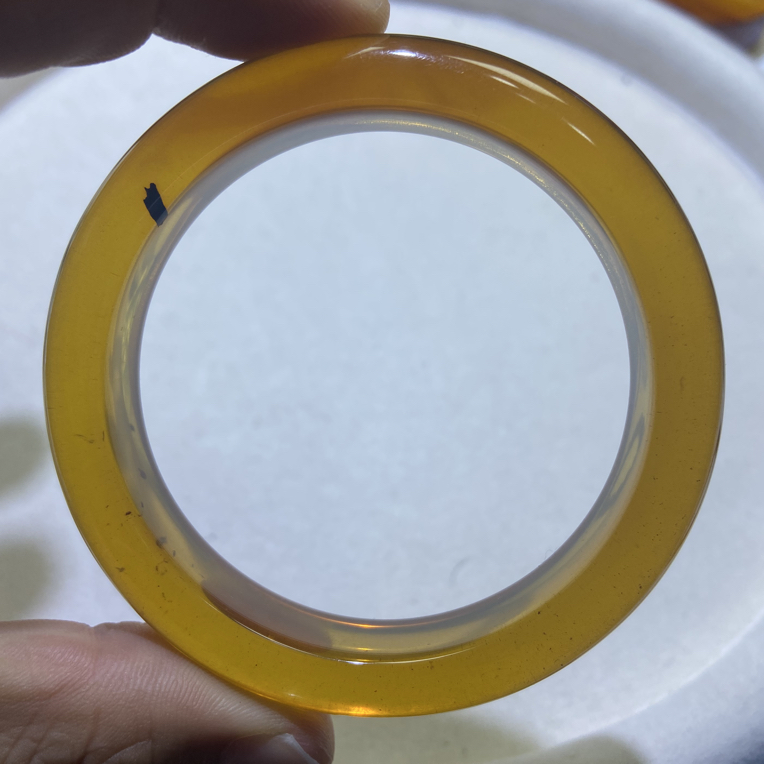 57圈口金珀手镯套装，缅甸琥珀