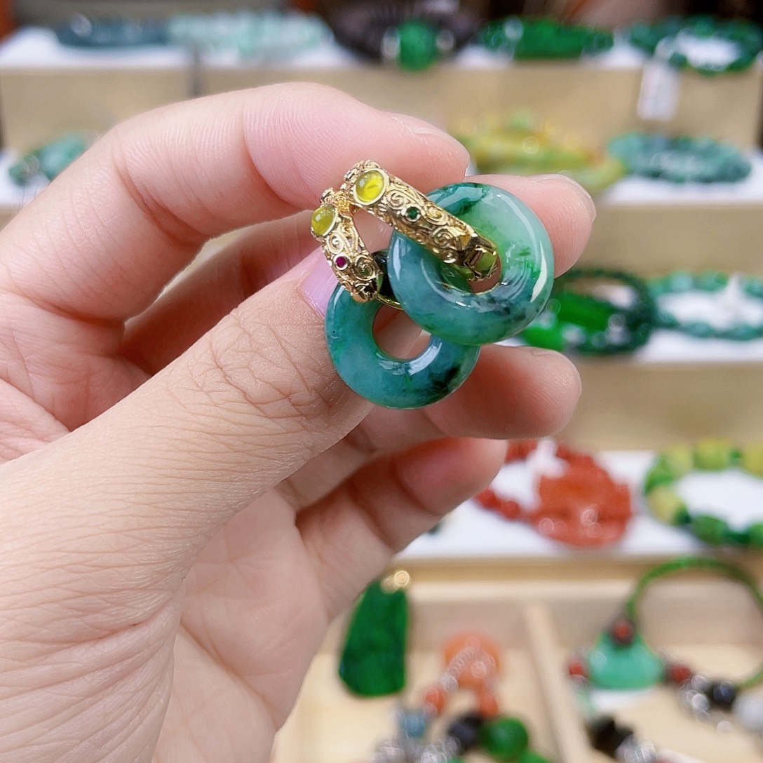 翡翠未镶嵌手链手链