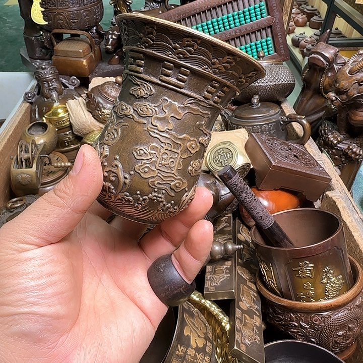 铜器办公室茶室摆件