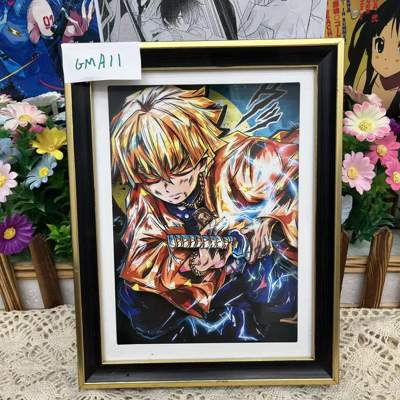 GMA11 49*38善逸竖版4比3手工3D立体客厅卧室装饰画壁画动漫礼物