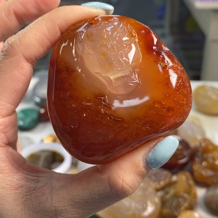 玛瑙/玉髓未镶嵌吊坠(不含链)