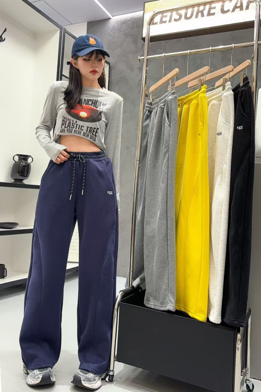 休闲宽松显瘦卫裤