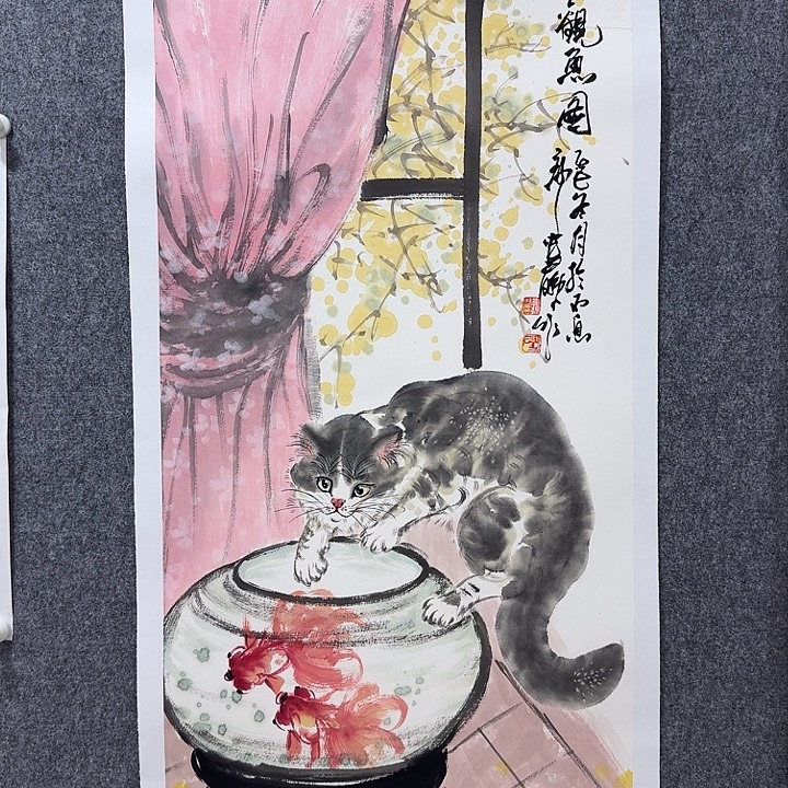 国画娄鹏老师手绘作品