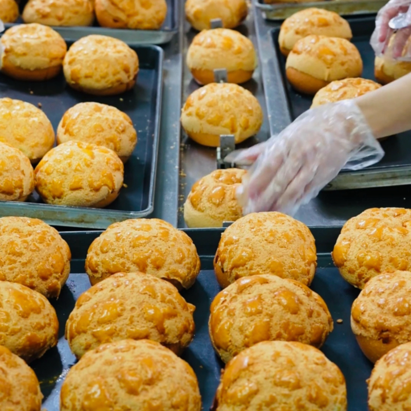 港式菠萝包早餐代餐微甜下午茶4个装顺丰发货