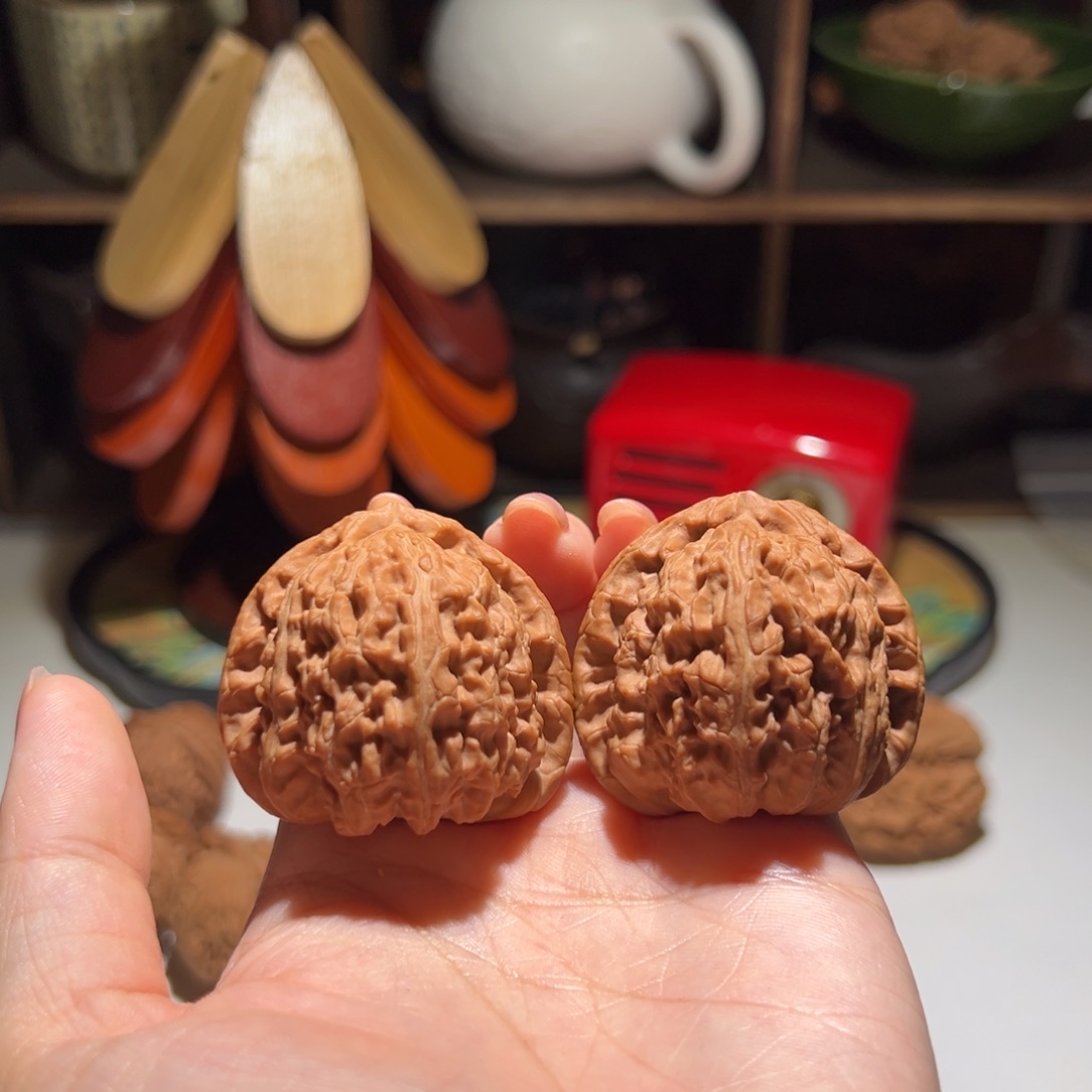 桃核吊坠白狮子41全品