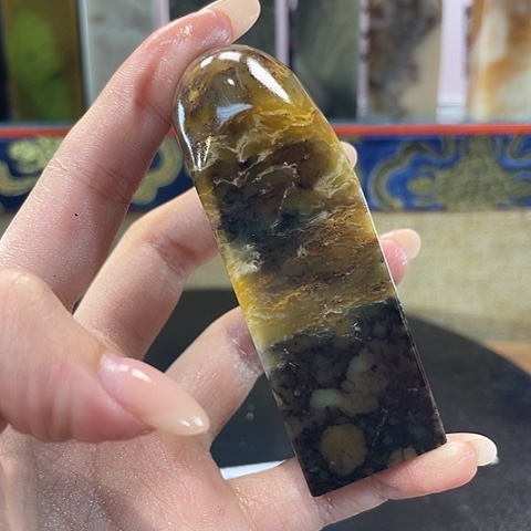 寿山石印石朱*寿山石印石