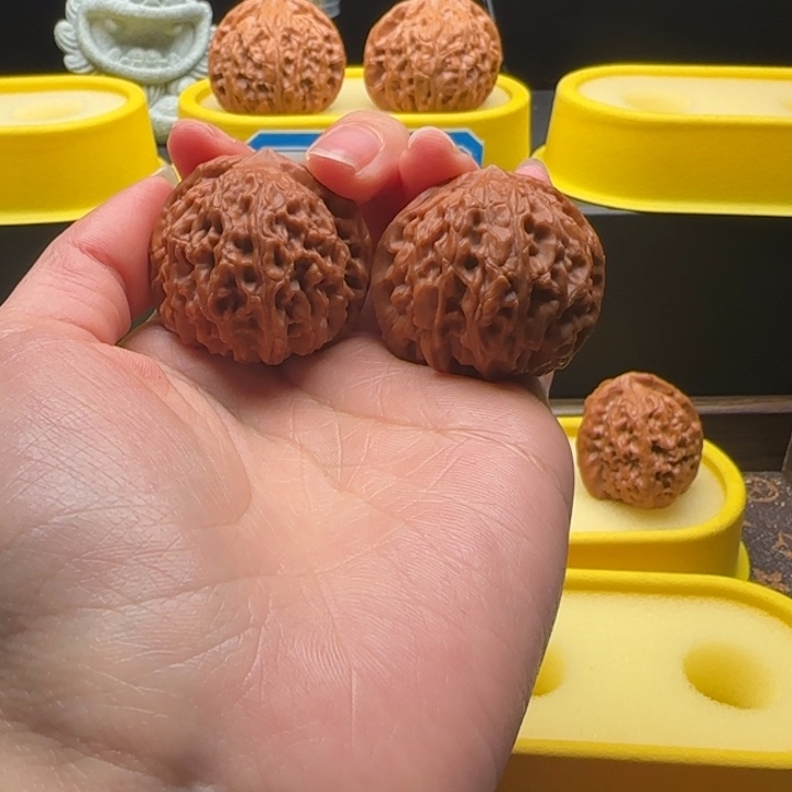 文玩核桃把件41玉枕