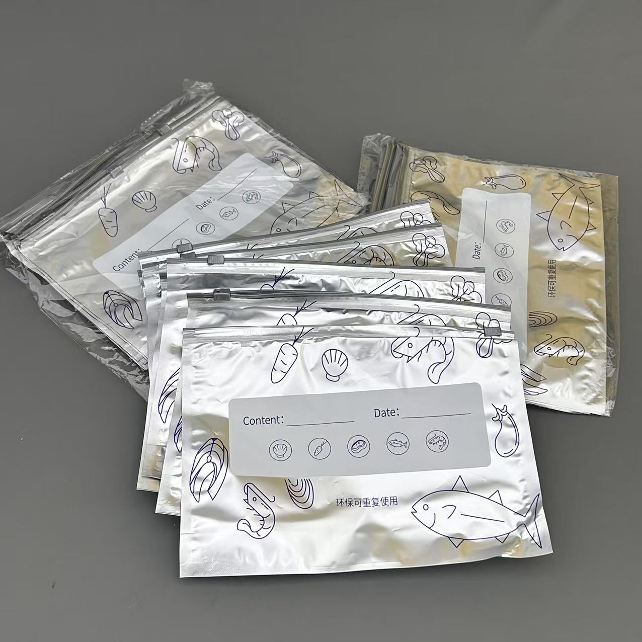 【23*16.5cm】铝箔密封袋40个家用厨房必备高颜值新品【汤家限定】