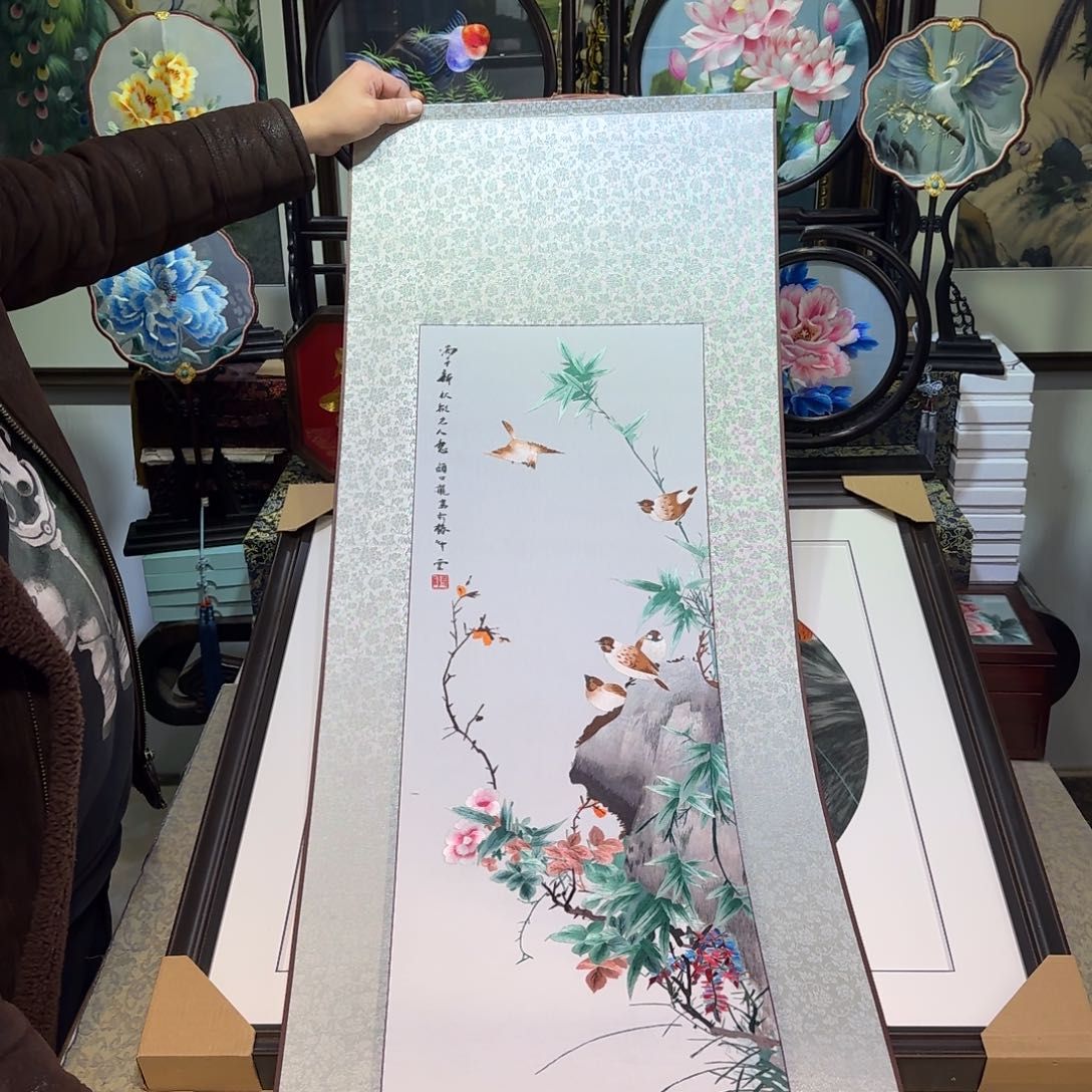 刺绣刺绣工艺精湛