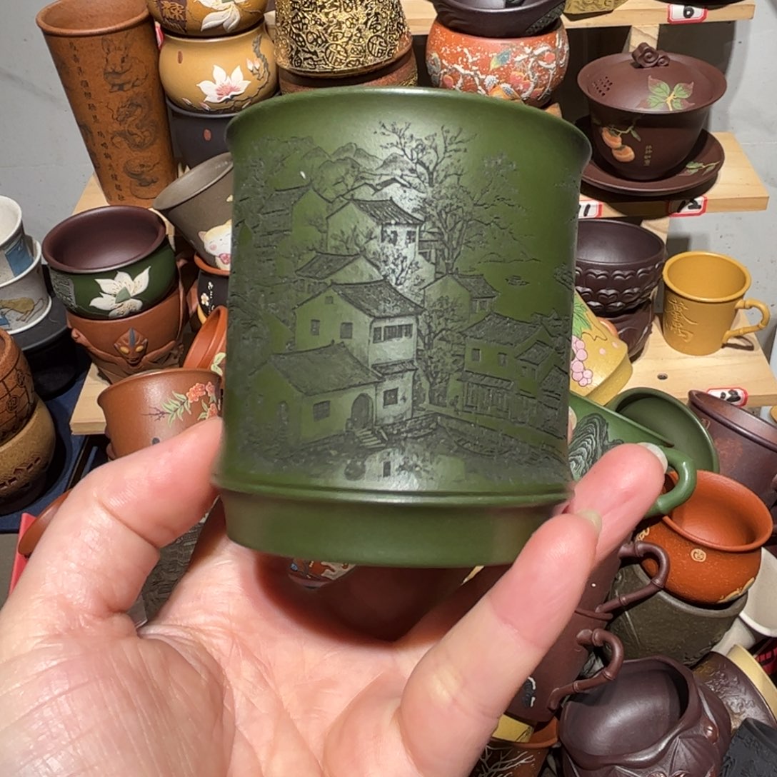 紫砂茶杯宜兴紫砂主人杯