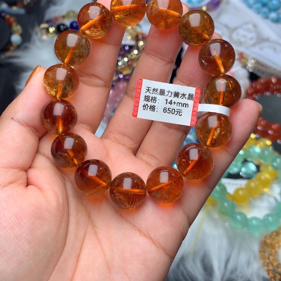 未镶嵌水晶手链手链