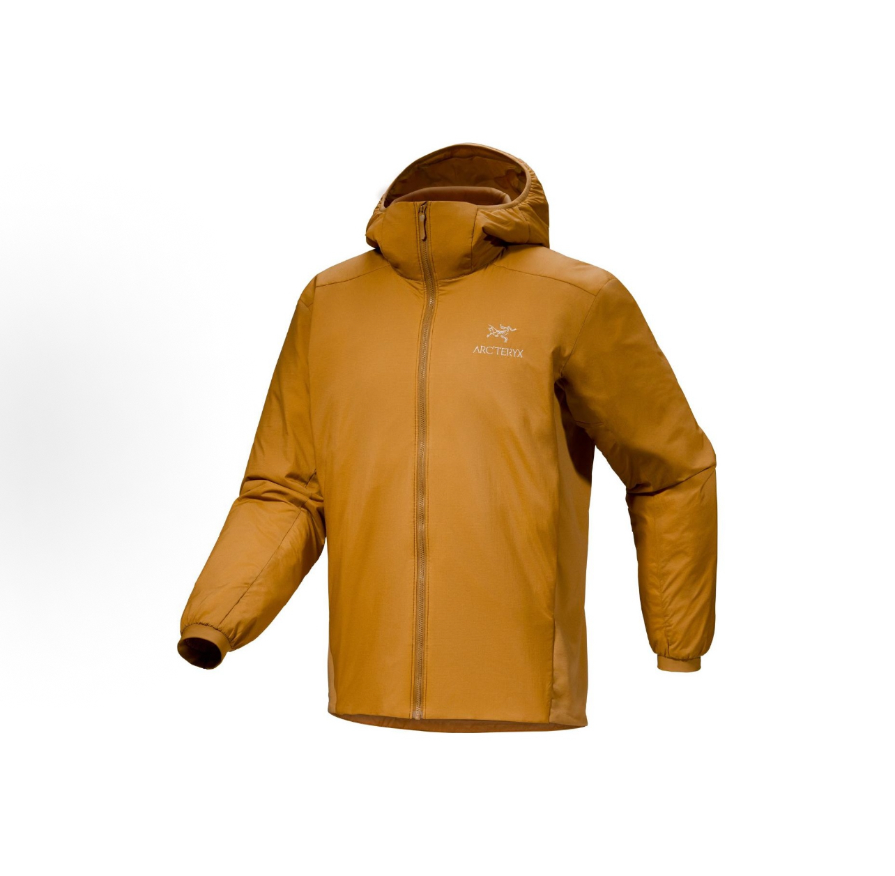 Arcteryx始祖鸟 ATOM Hoody Logo字母户外防风保暖夹克连帽棉服 