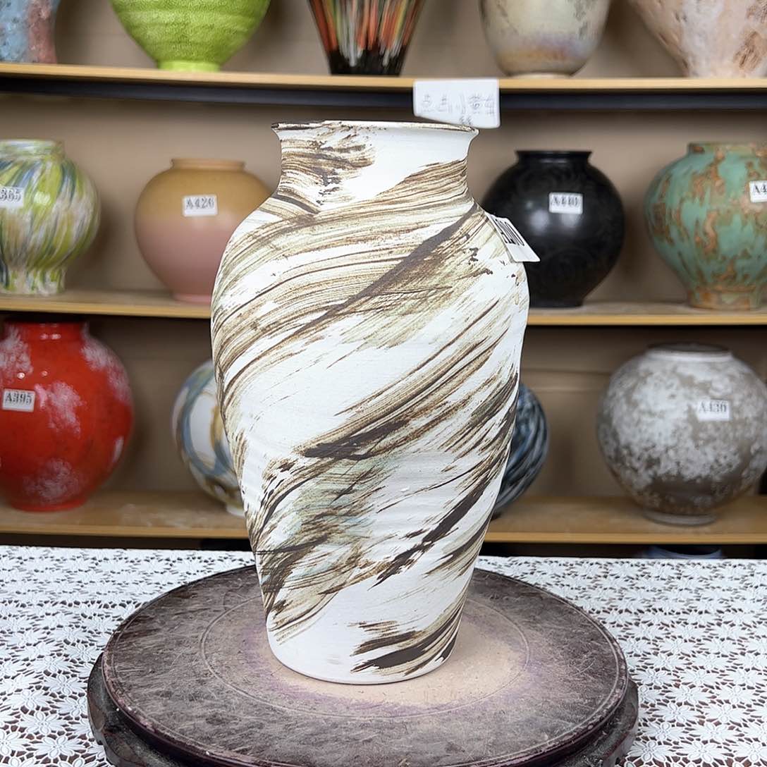 陶瓷200花瓶摆件创意的