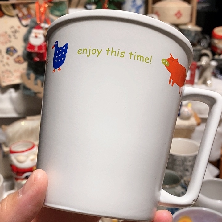 搪瓷哑光大号马克杯