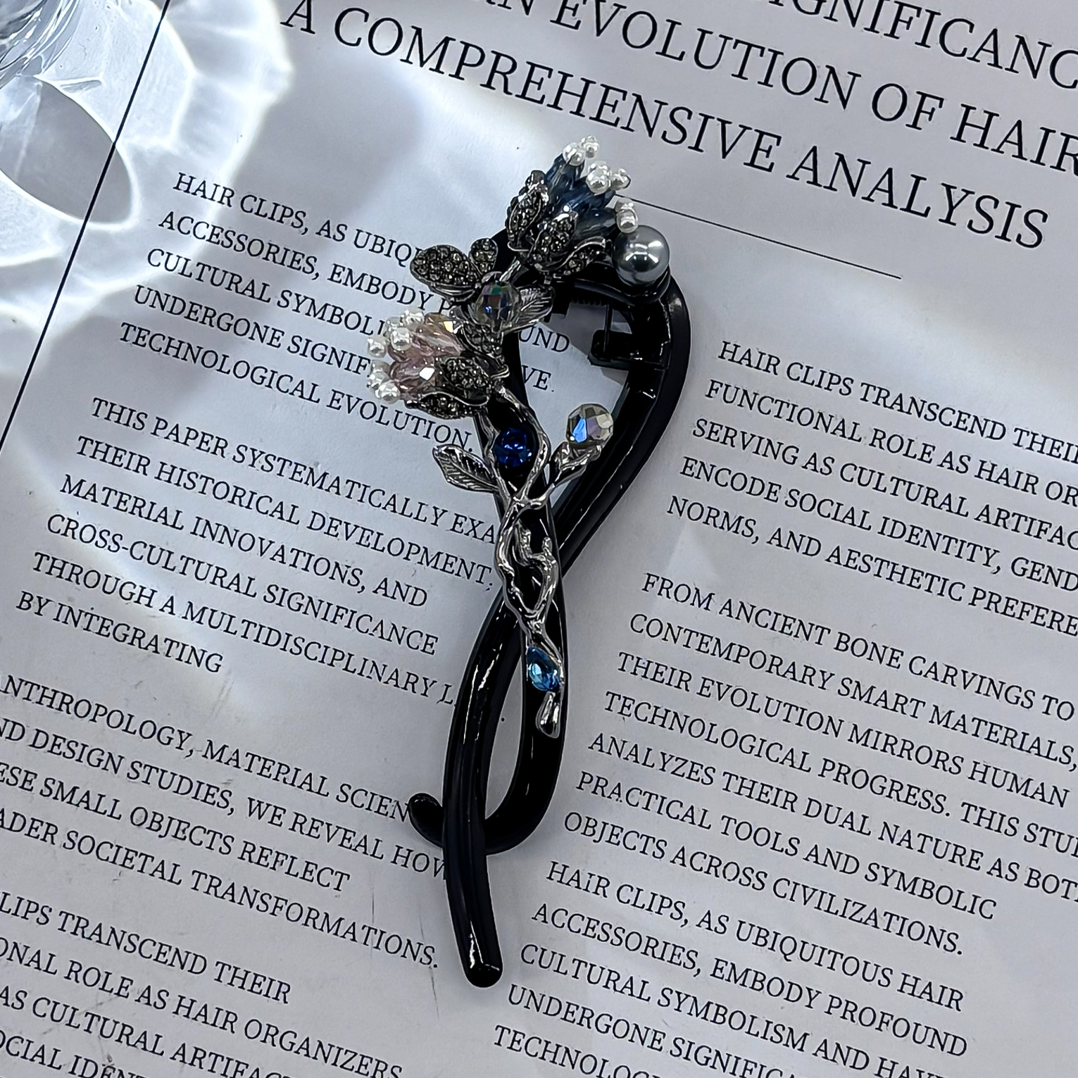 2031-高级双花水钻扭扭夹（运费险）