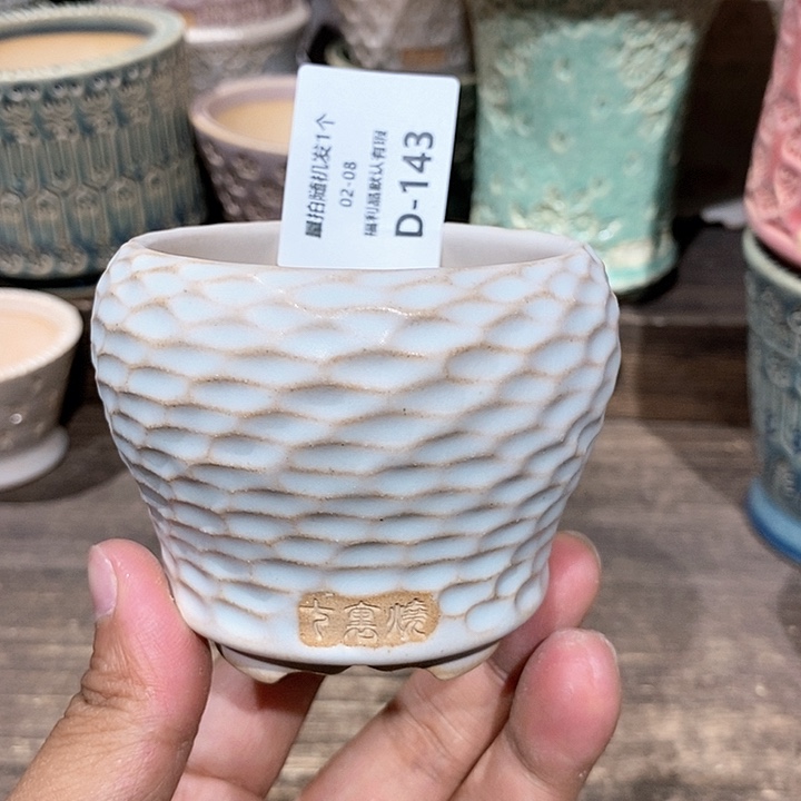 七里烧花盆2-8-143口径6.5