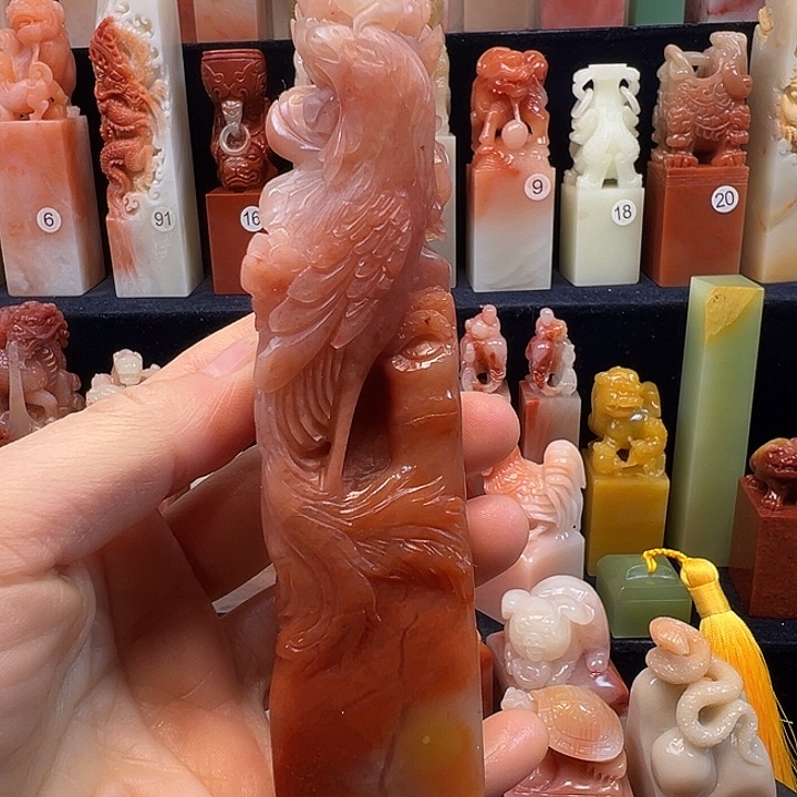 寿山石印石寿山石手工雕刻