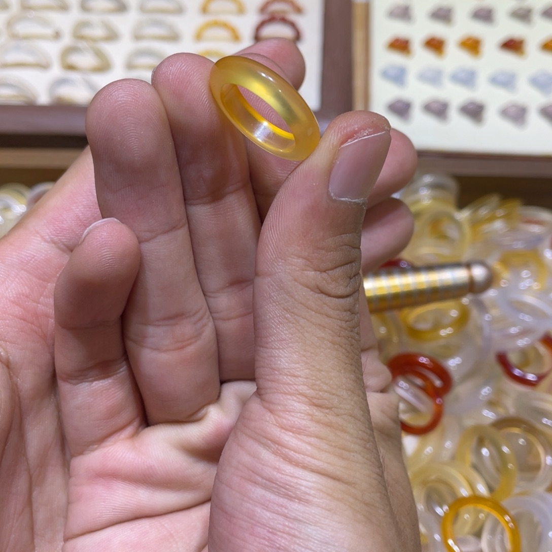 玛瑙/玉髓合金戒指27号港10