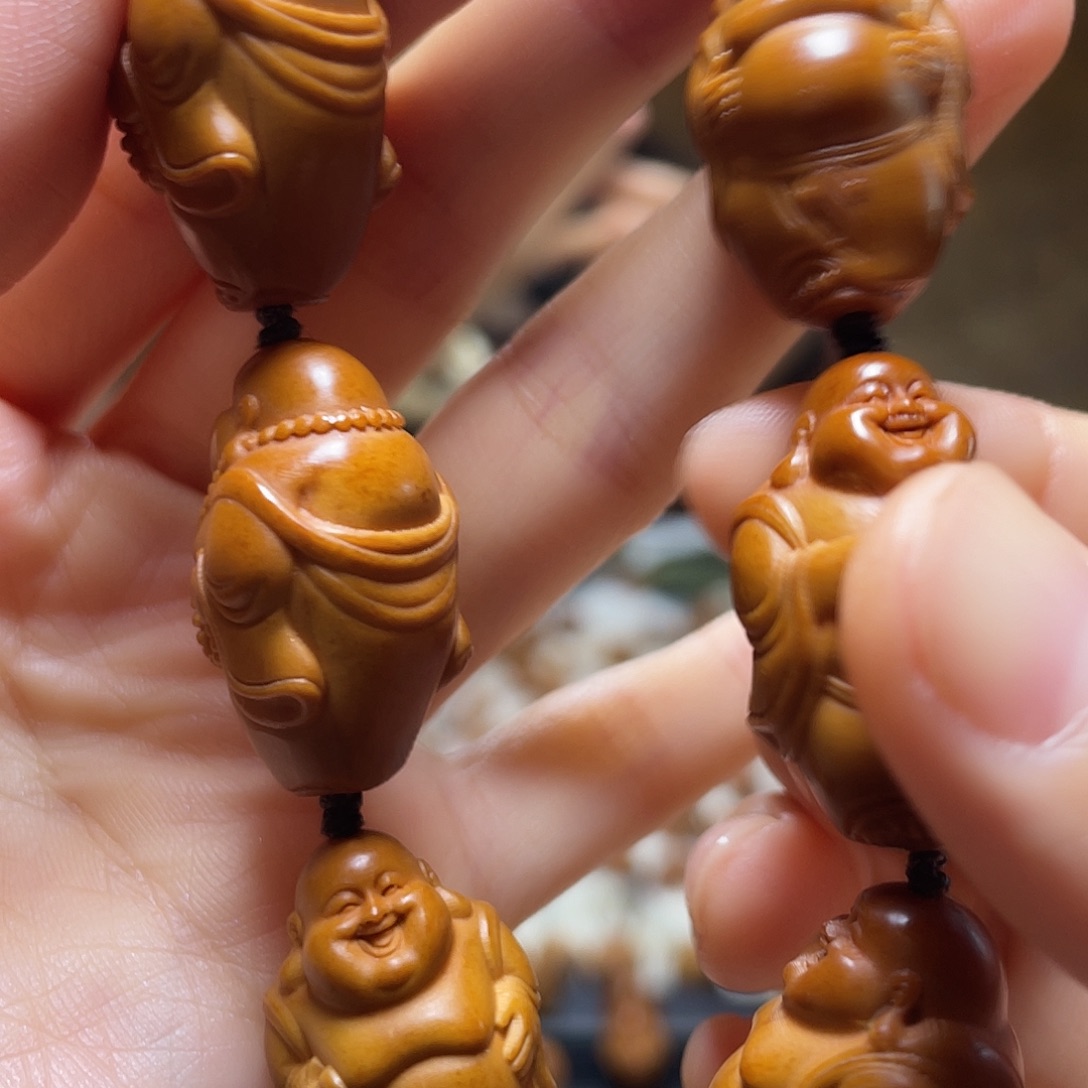 橄榄核手串/手链小金条