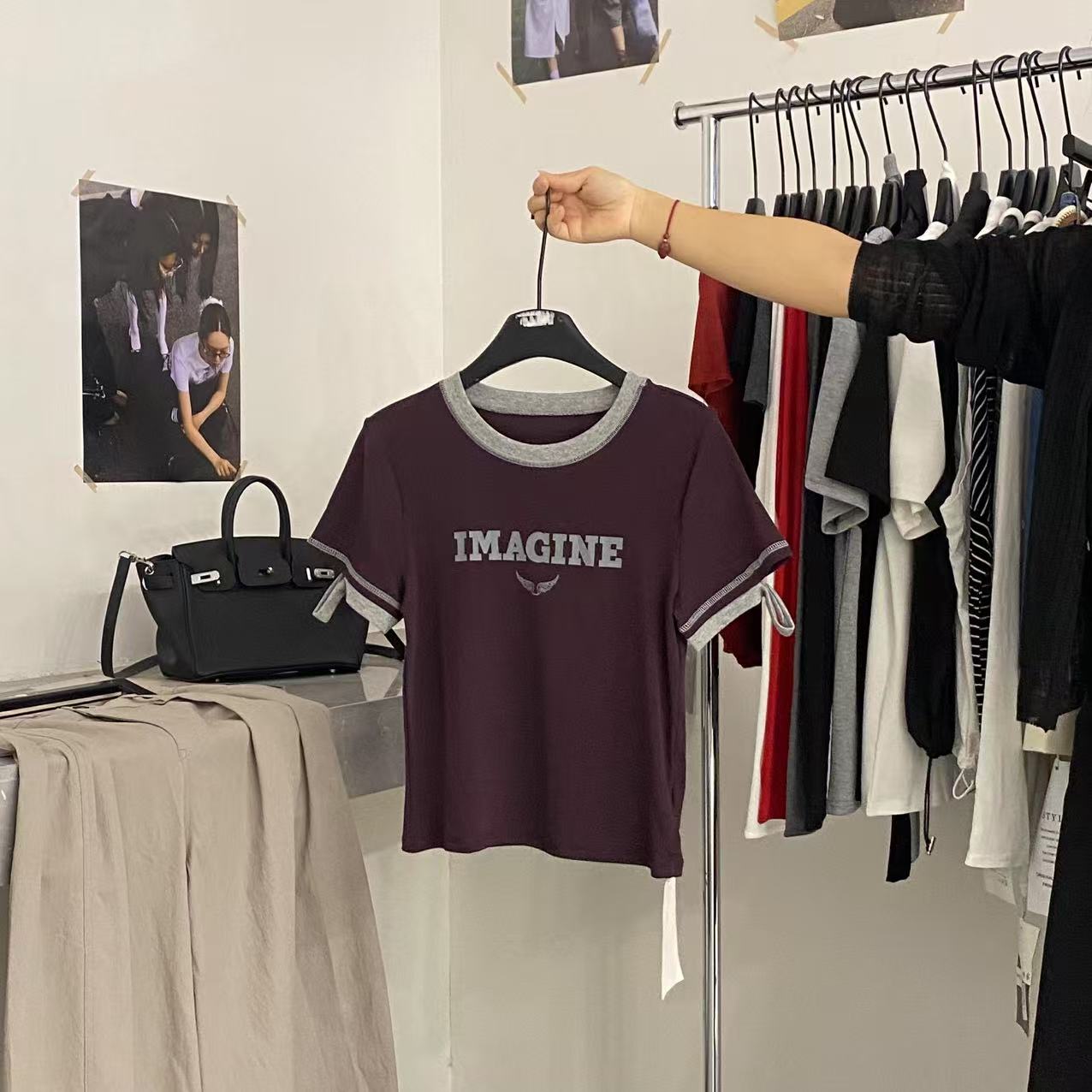 【ARONG阿荣家】上衣09825-紫色-F