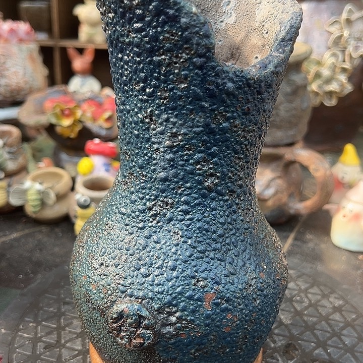 5福利手工粗陶高温花盆