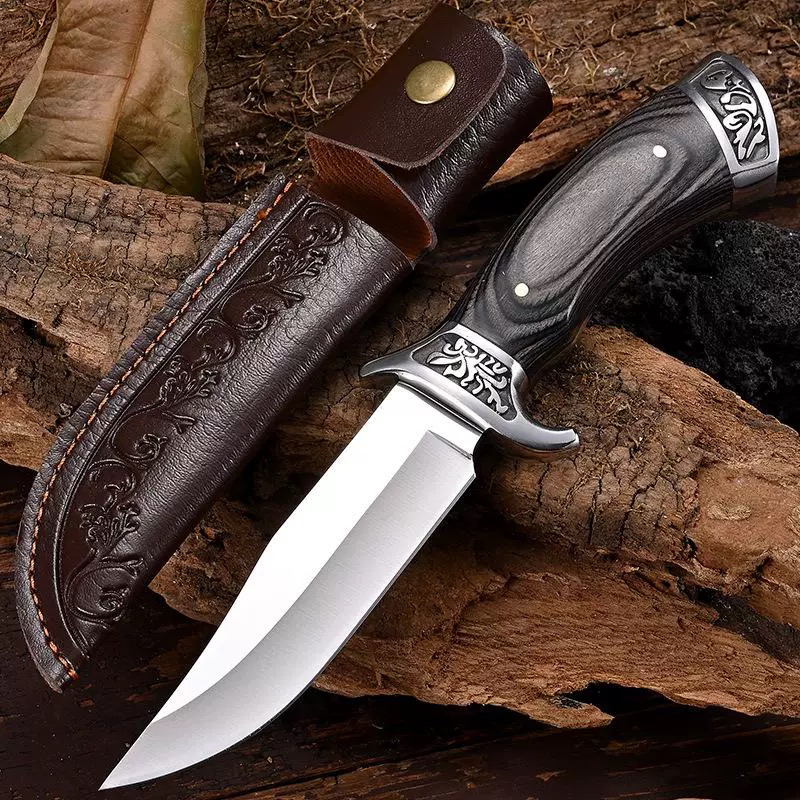 2025新款SA48手工锻打直刀野营户外小刀高硬度便携刀具