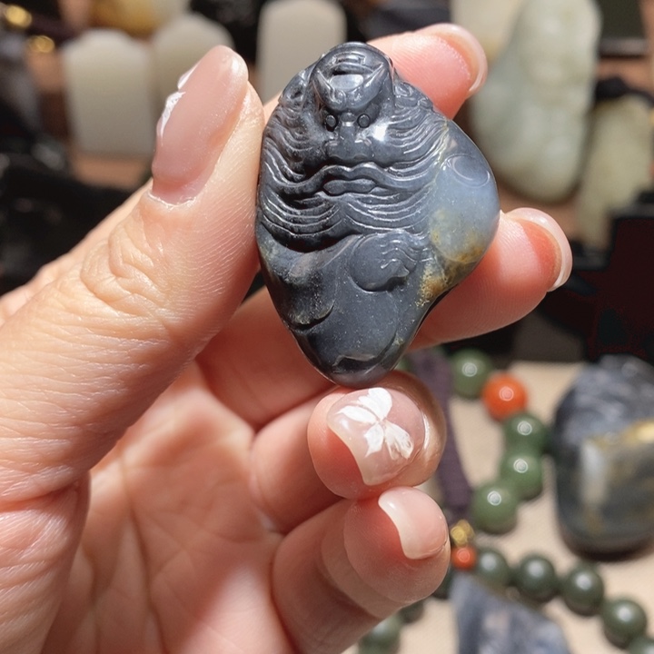 和田玉挂件未镶嵌