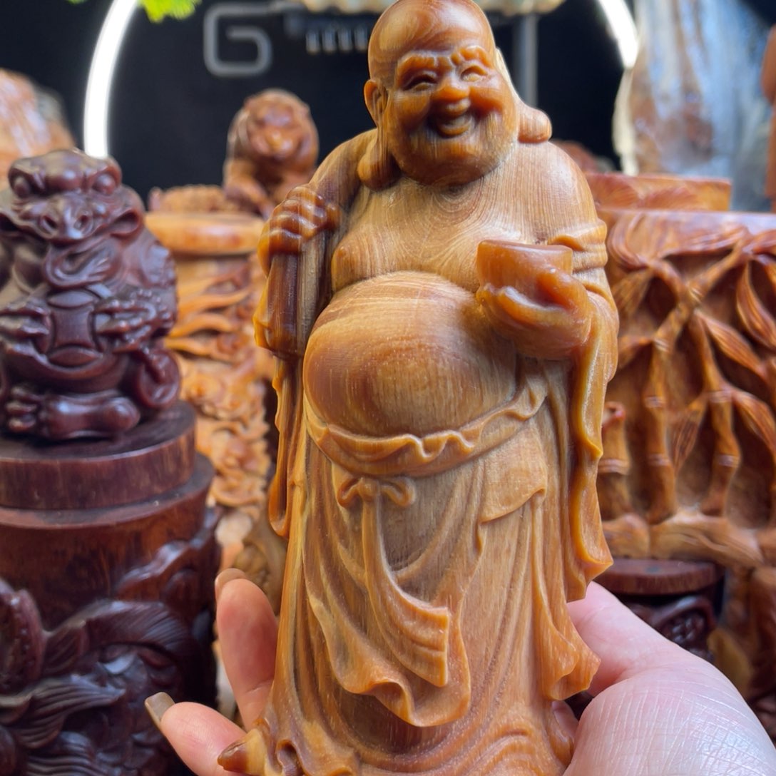 松木（琥珀木）其他弥勒佛