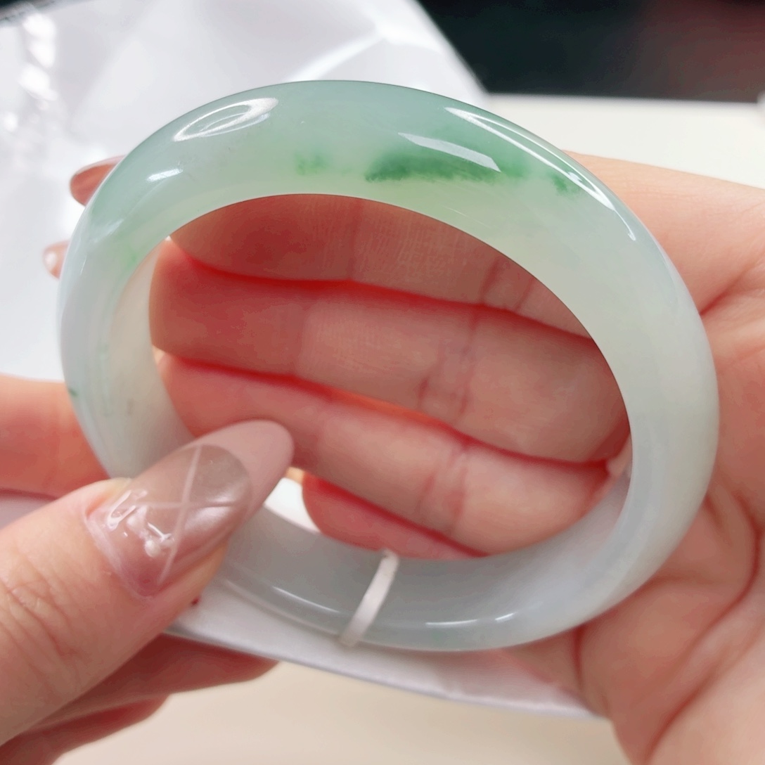 翡翠未镶嵌手镯57.8x602